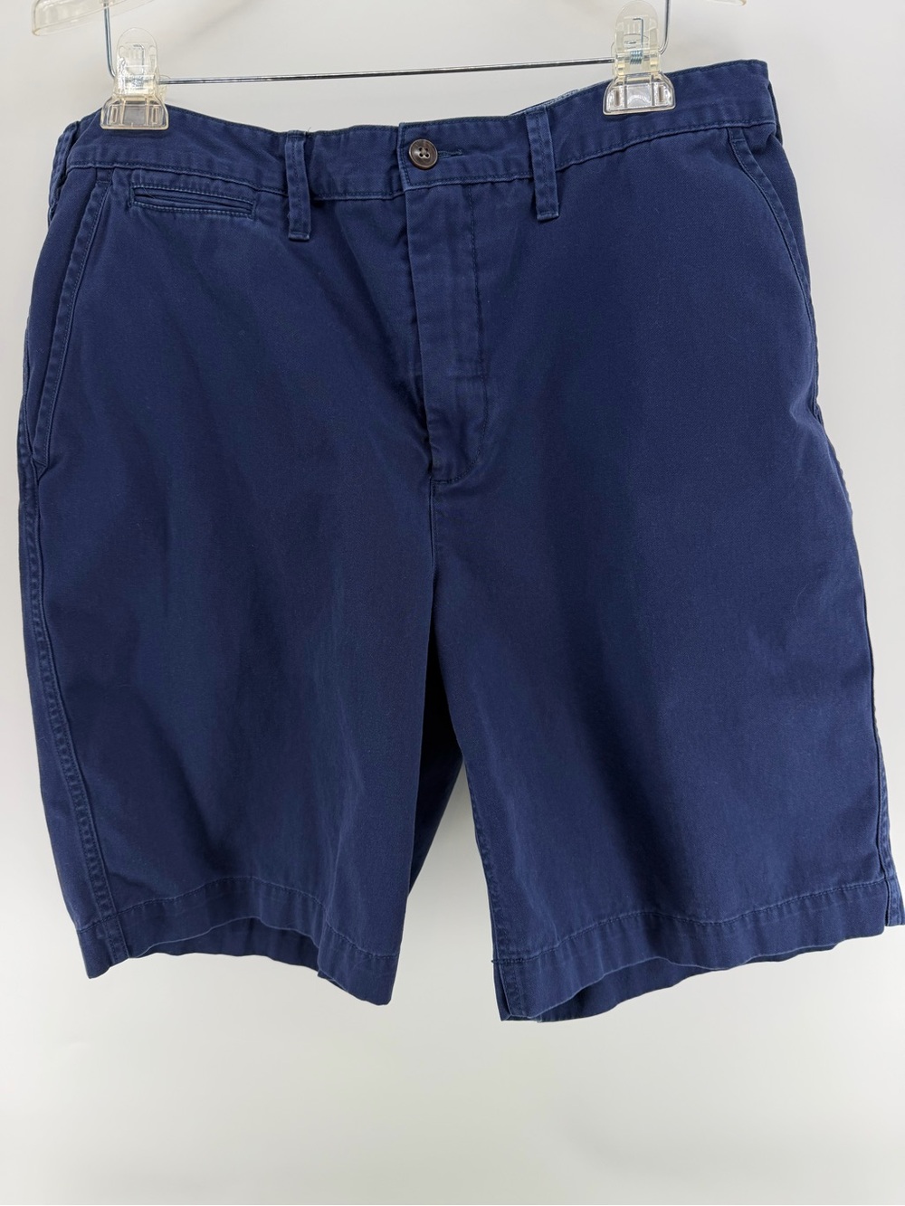 Polo by Ralph Lauren Navy Flat-Front Men's Shorts
